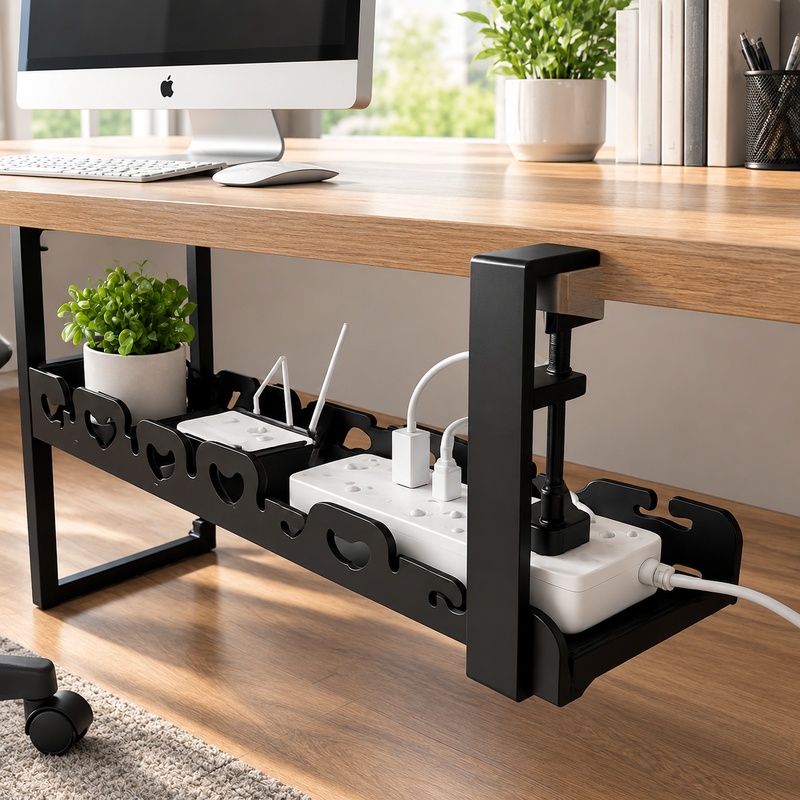 Desk Setup Needs - Настольный органайзер для хранения кабелей с