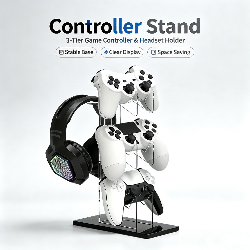 Desk Setup Ps5 - Держатель для контроллеров с подставкой для