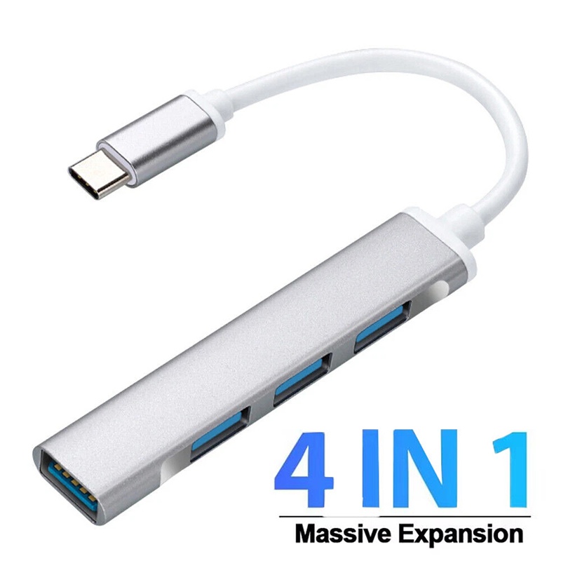 Desk Setup Usb Hub - 4-в-1 адаптер-хаб Type-C с 4 портами