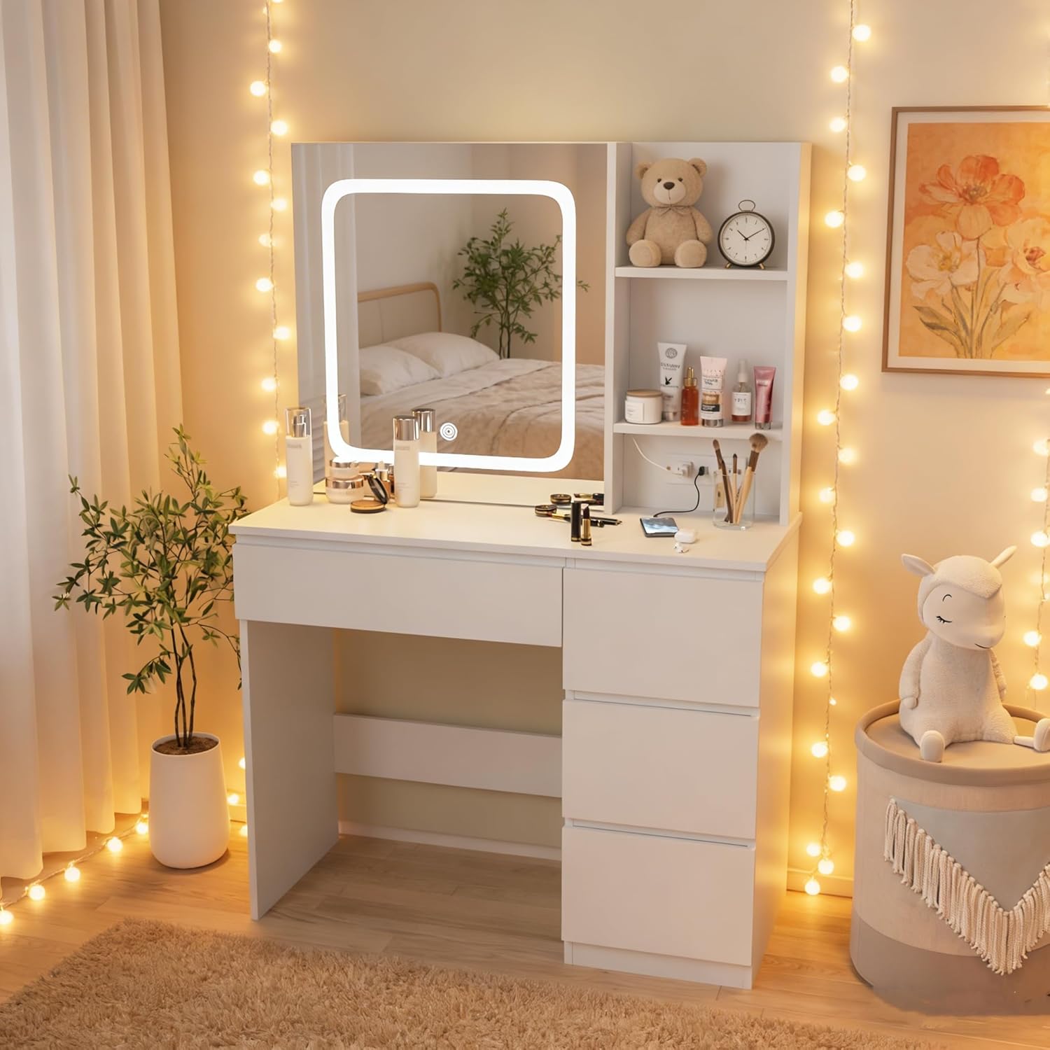 Desk Setup Charging Station - Туалетный столик i*-Make Up с зарядной