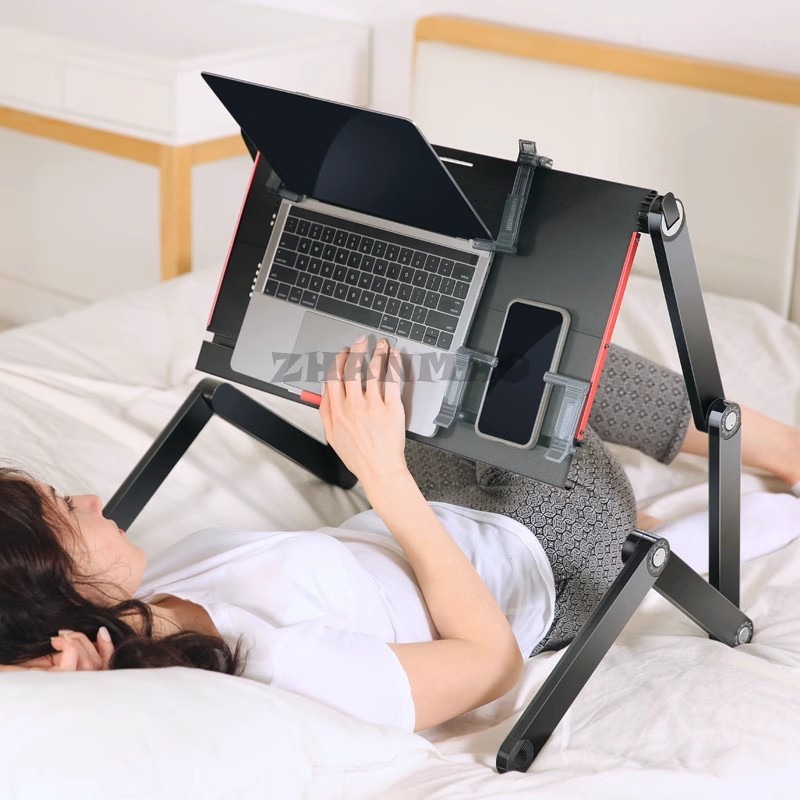Desk Setup Maker - Лежащая плоская кровать, стол для ноутбука,