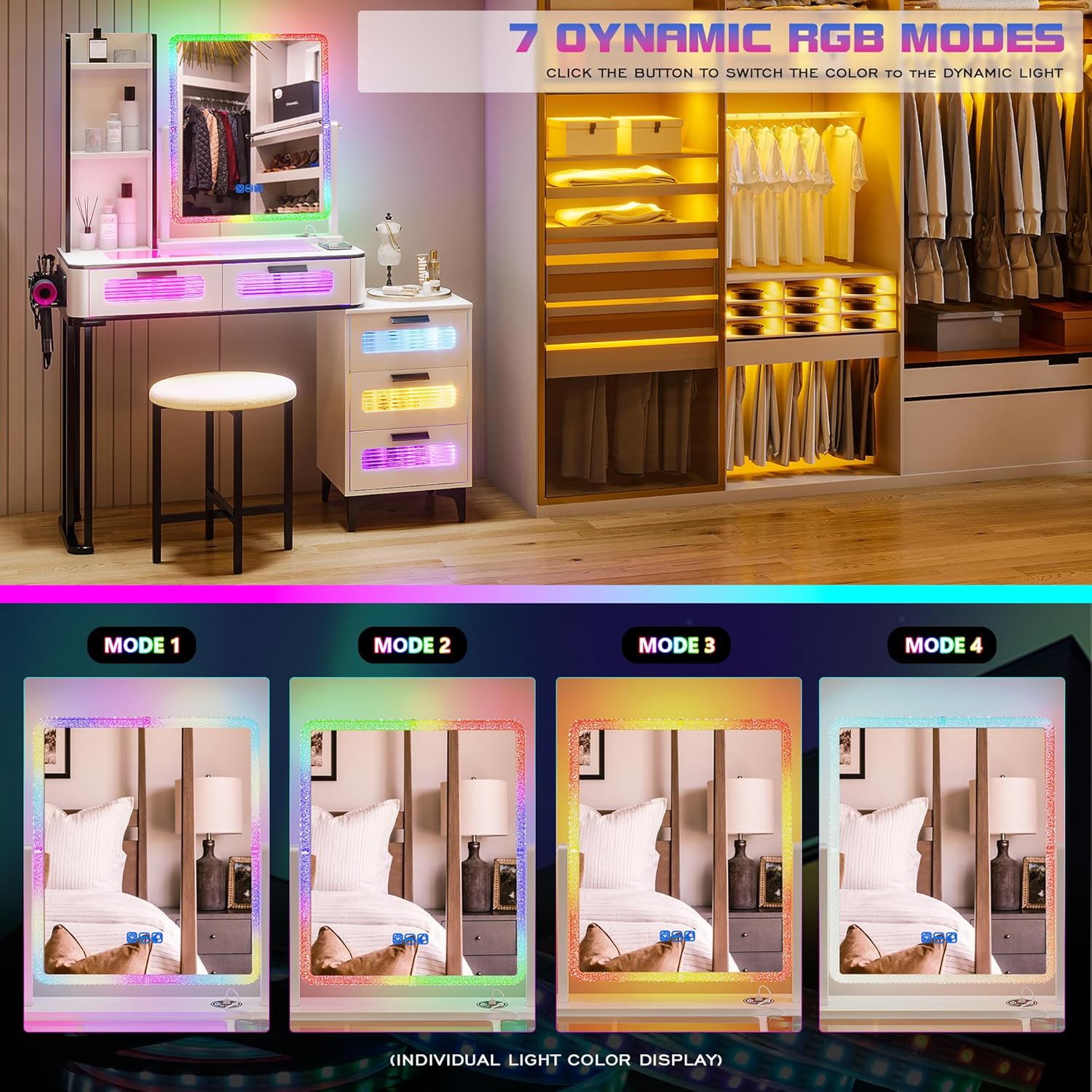 Туалетный столик i*-RGB с бесп – обзор и цена Desk Setup Charging Station