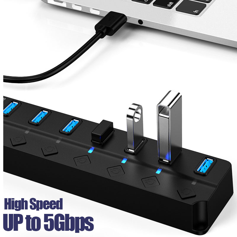 USB-хаб USB 3.0 с адаптером пи – обзор и цена Desk Setup Usb Hub