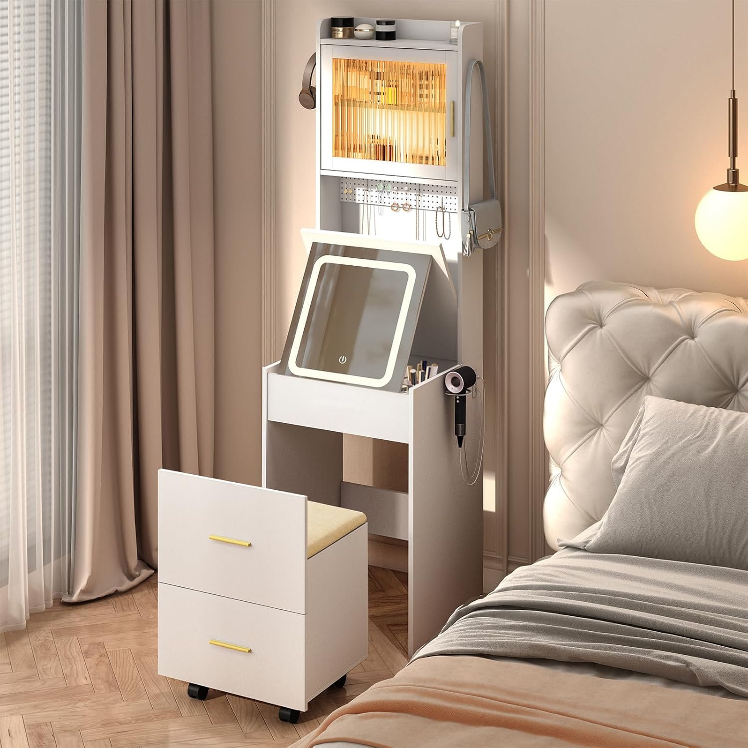 Туалетный столик 3 в 1, со скл – обзор и цена Desk Setup Charging Station