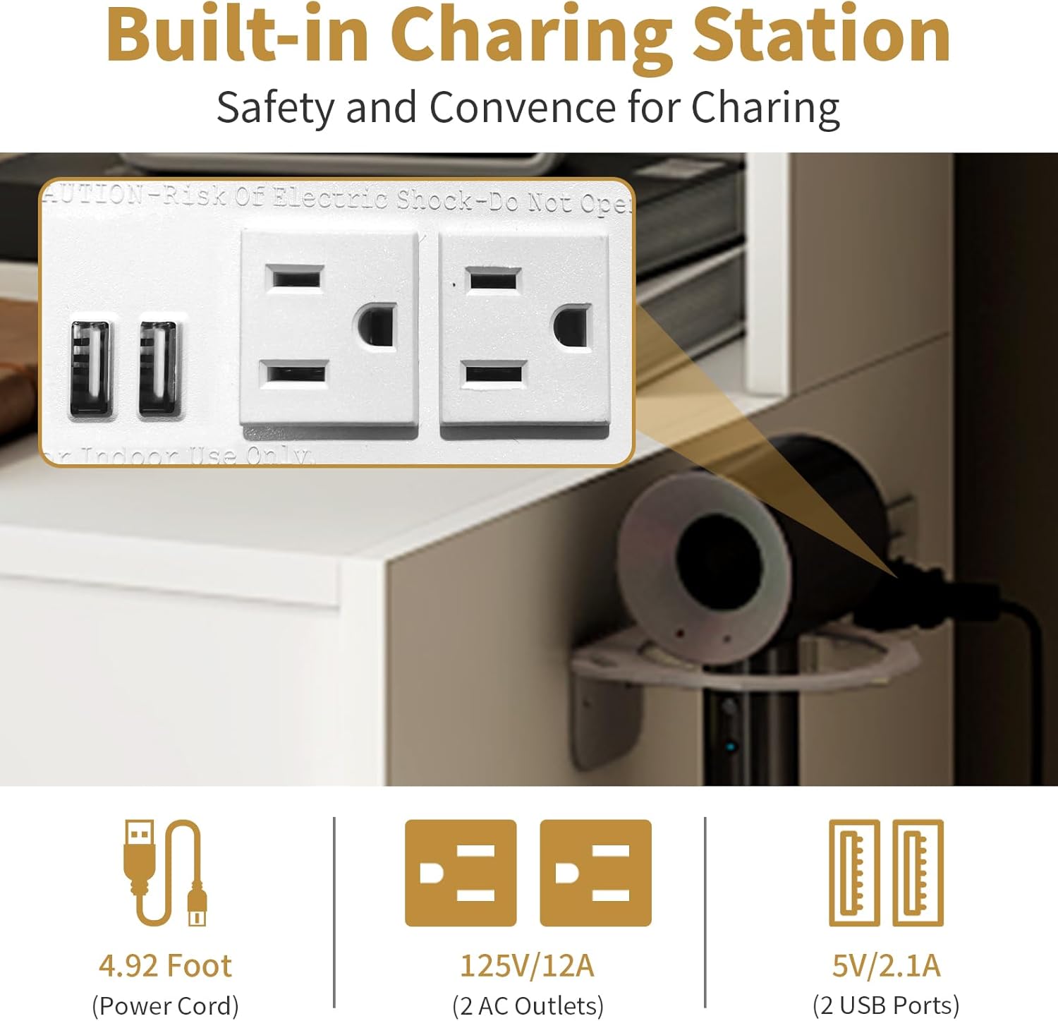 Туалетный столик 3 в 1, со скл – обзор и цена Desk Setup Charging Station