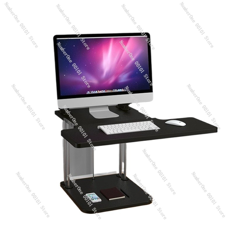 Регулируемый по высоте настоль – обзор и цена Desk Setup Laptop And Monitor