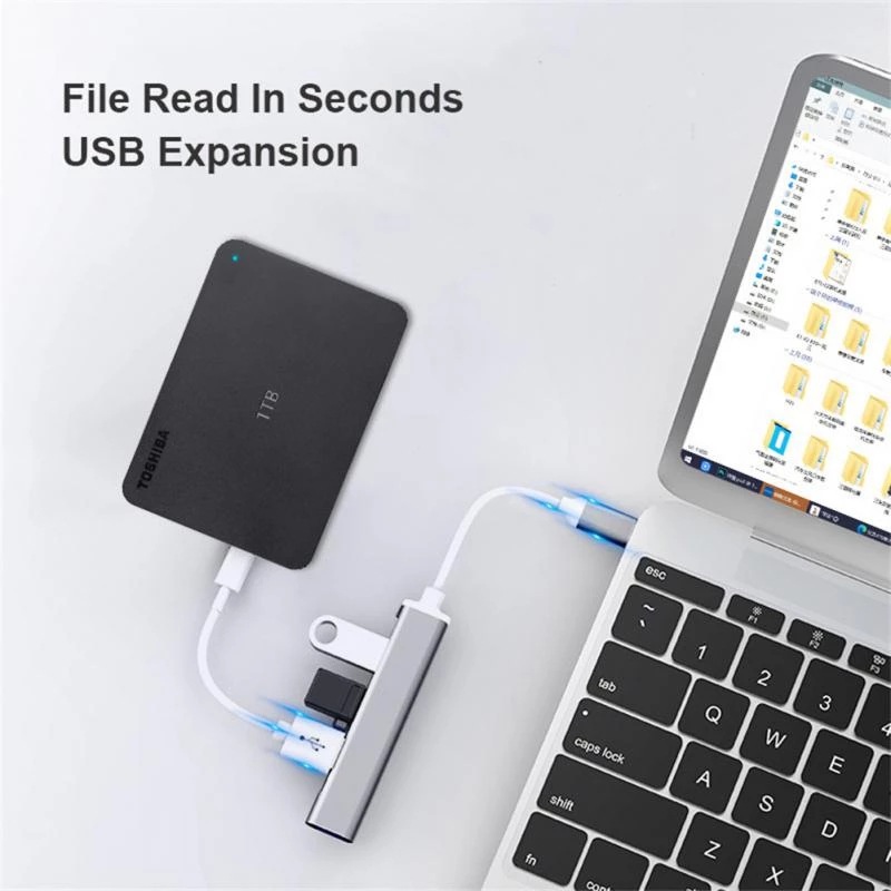 4-в-1 адаптер-хаб Type-C с 4 п – обзор и цена Desk Setup Usb Hub