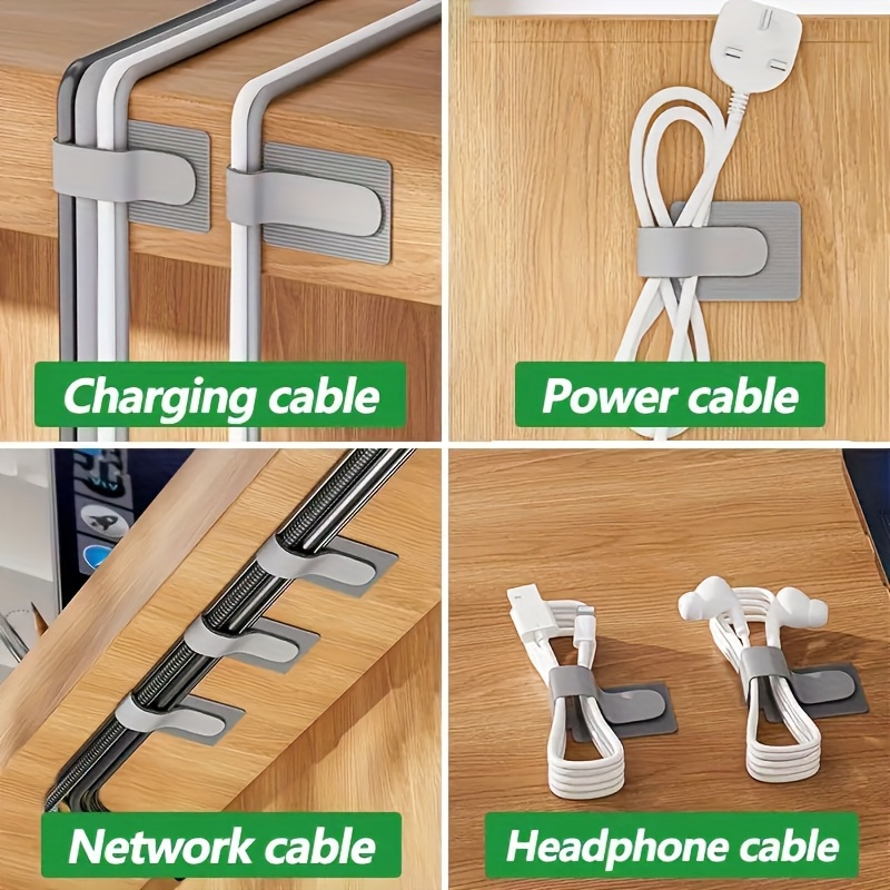 Многоразовые кабельные стяжки- – обзор и цена Desk Setup Charging Station