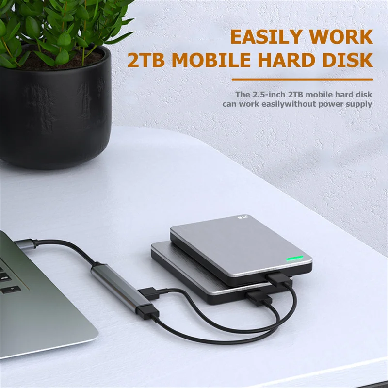 4-портовый концентратор USB-C  – обзор и цена Desk Setup Usb Hub
