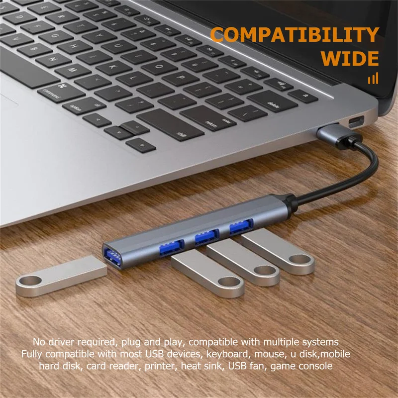 4-портовый концентратор USB-C  – обзор и цена Desk Setup Usb Hub