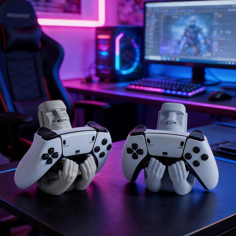 Забавная подставка для геймпад – обзор и цена Desk Setup Ps5