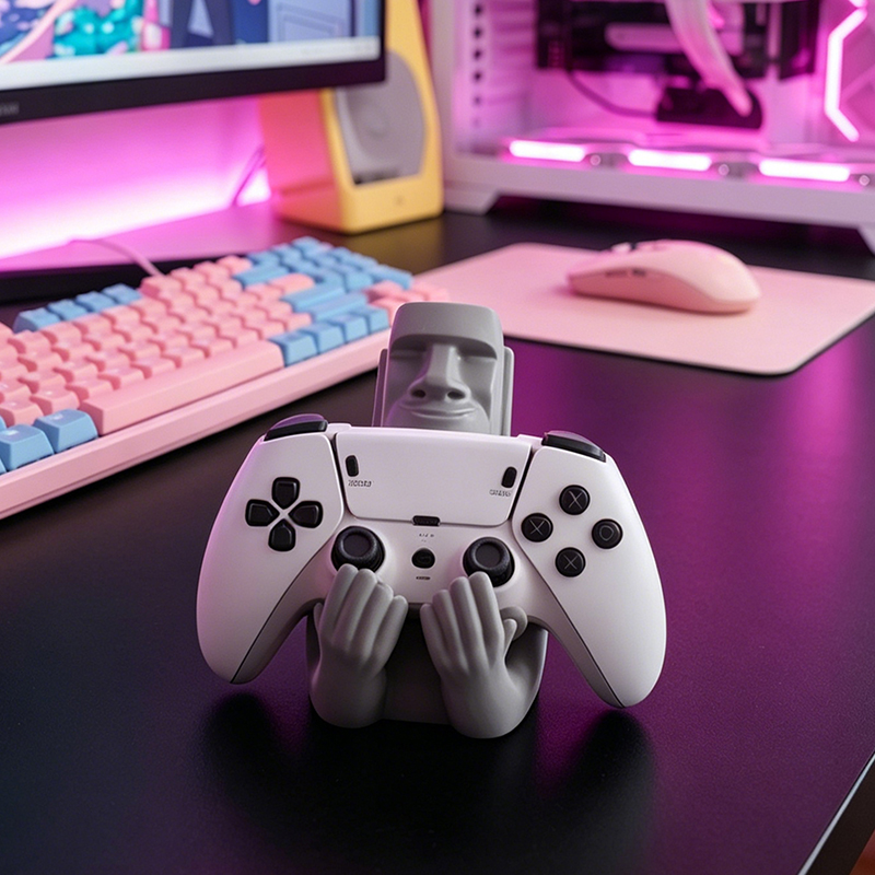 Забавная подставка для геймпад – обзор и цена Desk Setup Ps5